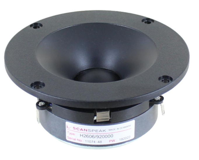 Scanspeak H2606 25mm Tweeter with Horn No.2007 – Joseph Crowe Scanspeak H2606 25mm Tweeter with Horn No.2007 – Joseph Crowe