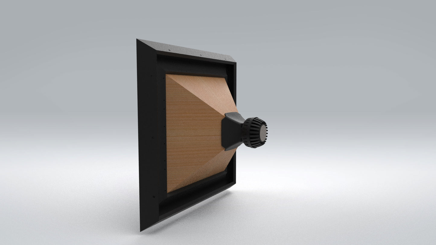 Oblate Spheroidal Horn No.2710 --- 3D CAD files + Drawings