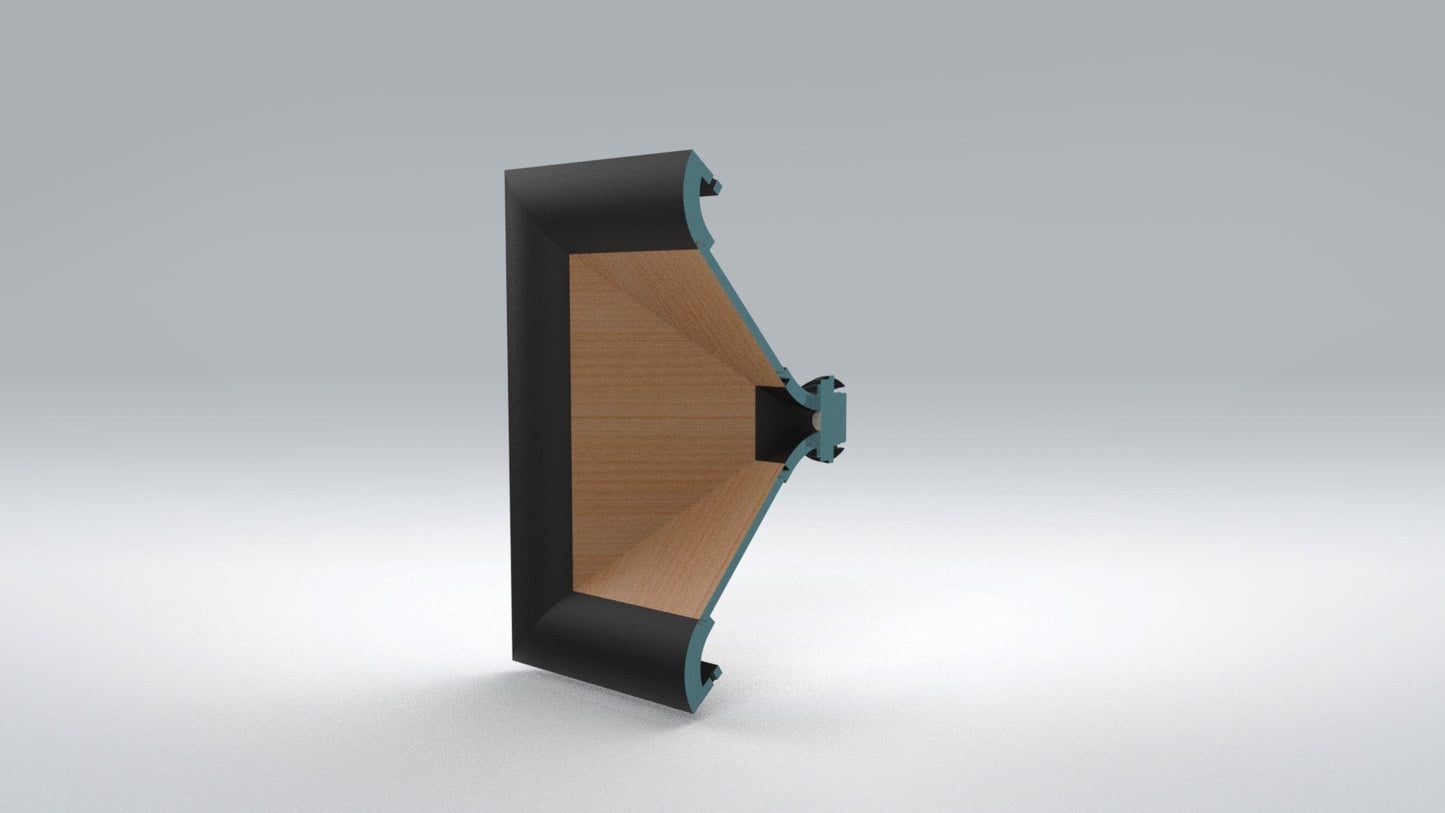 Oblate Spheroidal Horn No.2710 --- 3D CAD files + Drawings