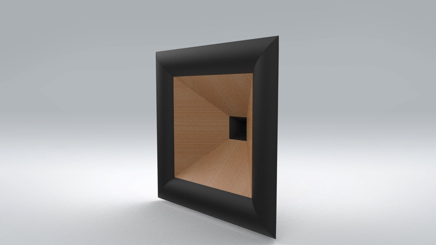 Oblate Spheroidal Horn No.2710 --- 3D CAD files + Drawings