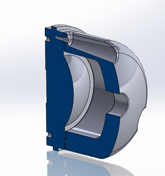 3D CAD Model -- RCF ND850 Rear Cover No.2089-02