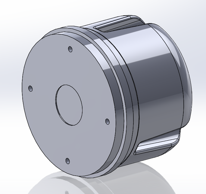 3D CAD Model -- RCF ND850 Rear Cover No.2089-02