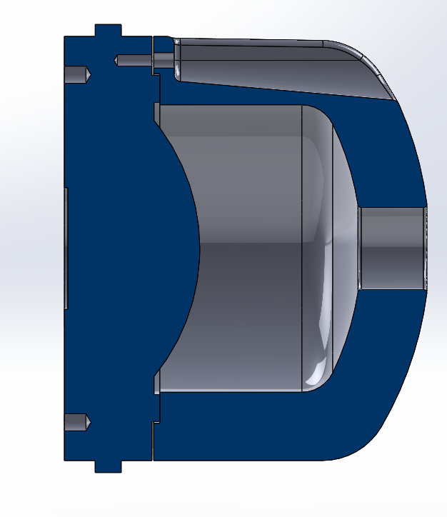 3D CAD Model -- RCF ND850 Rear Cover No.2089-02