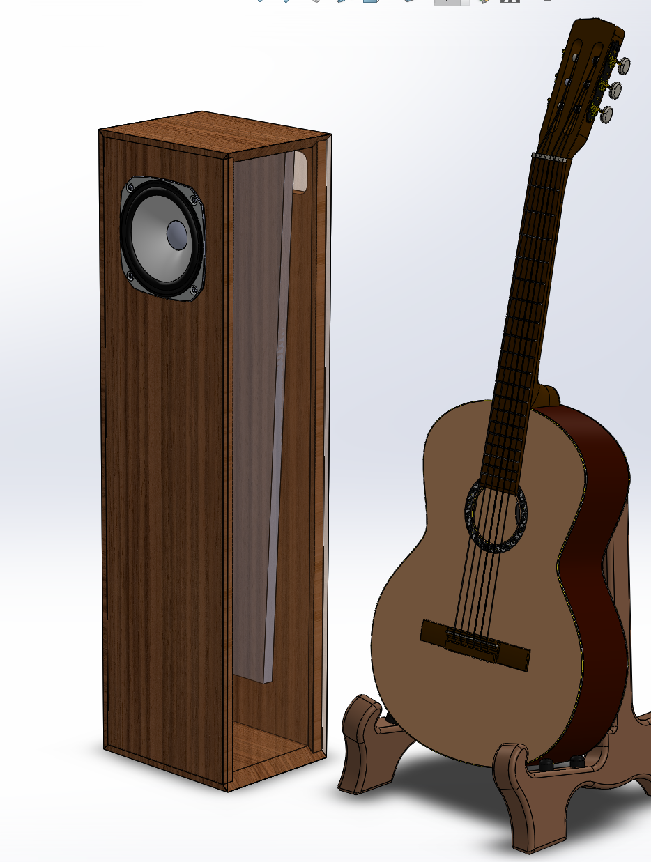 Fostex FF165WK Cabinet Plan and Contour Network