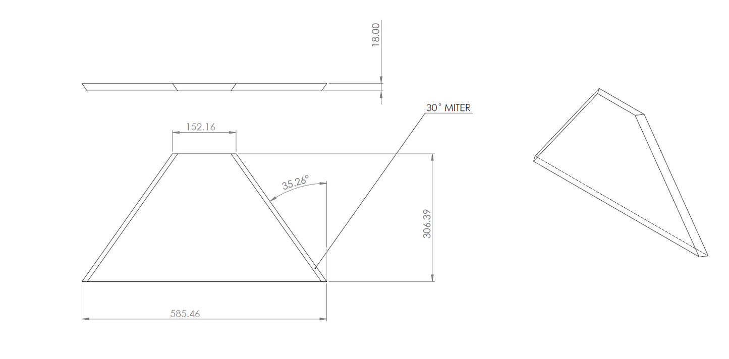 Oblate Spheroidal Horn No.2710 --- 3D CAD files + Drawings