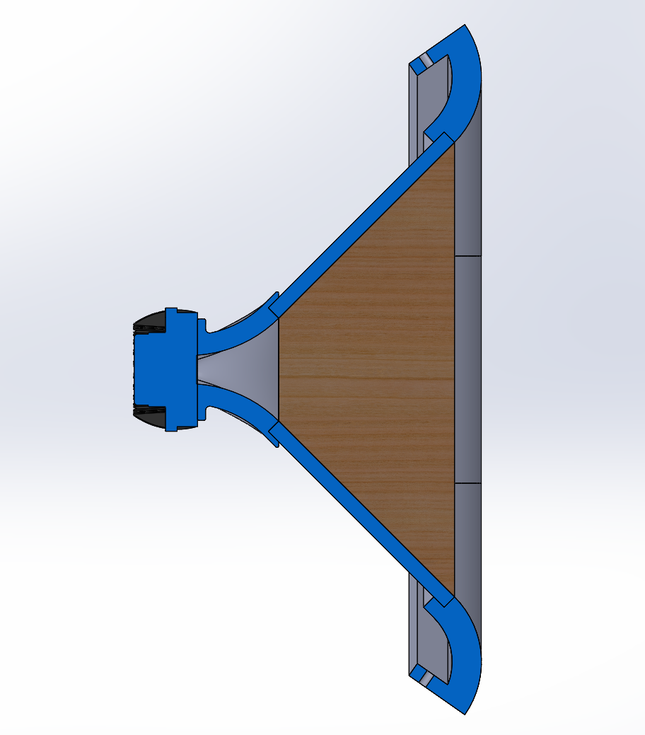Oblate Spheroidal Horn No.2710 --- 3D CAD files + Drawings