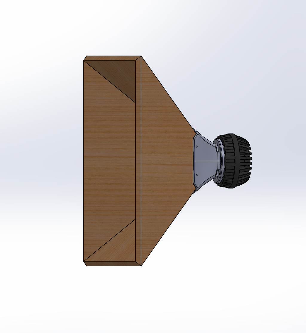 Oblate Spheroidal Horn No.2710 --- 3D CAD files + Drawings