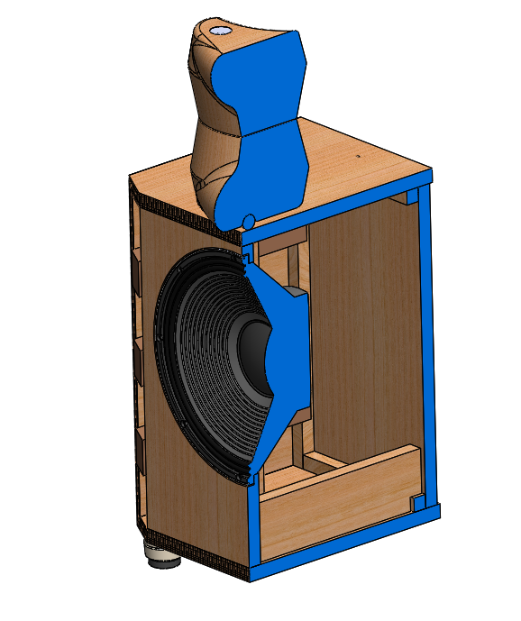 Bass Cabinet No.2971 for Dual JBL 2226H/J