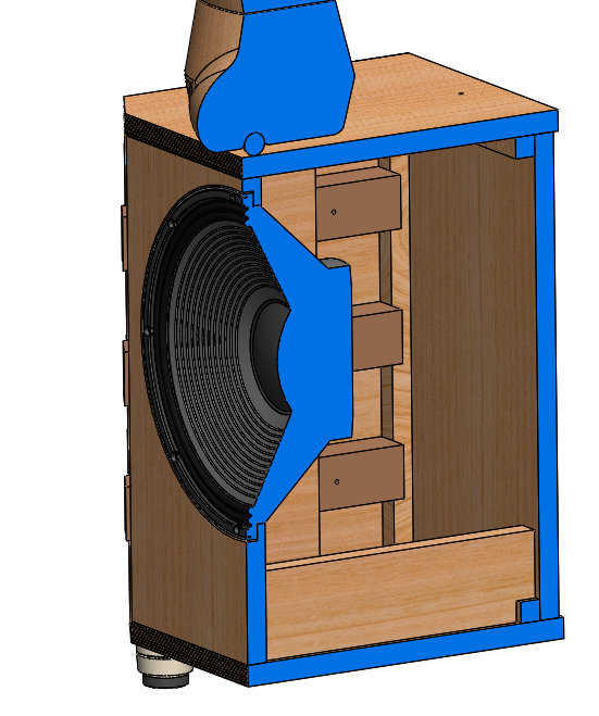 Bass Cabinet No.2971 for Dual JBL 2226H/J