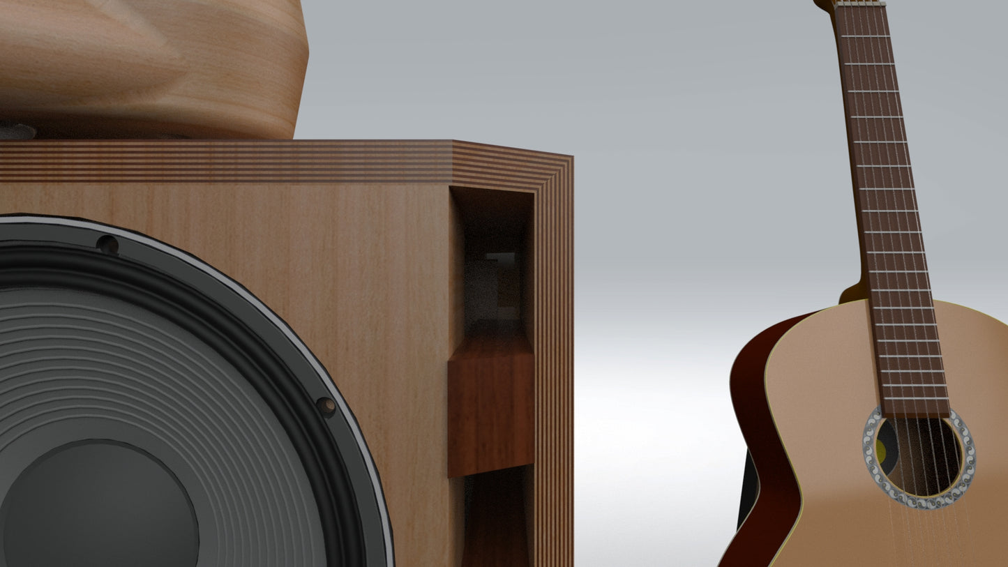 Bass Cabinet No.2971 for Dual JBL 2226H/J