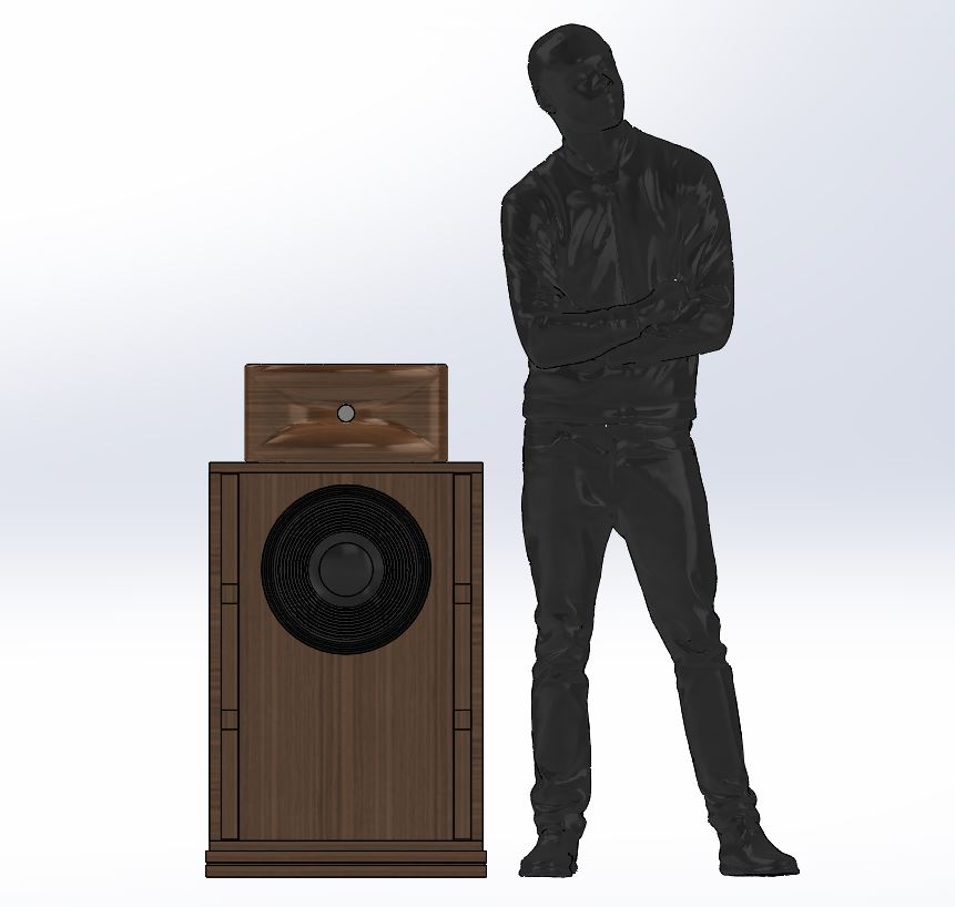Speaker Cabinet #1086 --- 200 liter Onken Bass Cabinet Speaker Plans