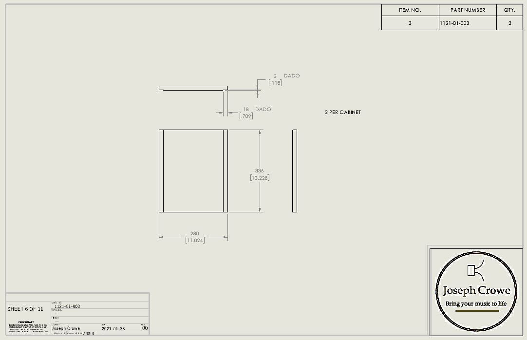 Cabinet Plans for AER Mark One Fullrange Driver