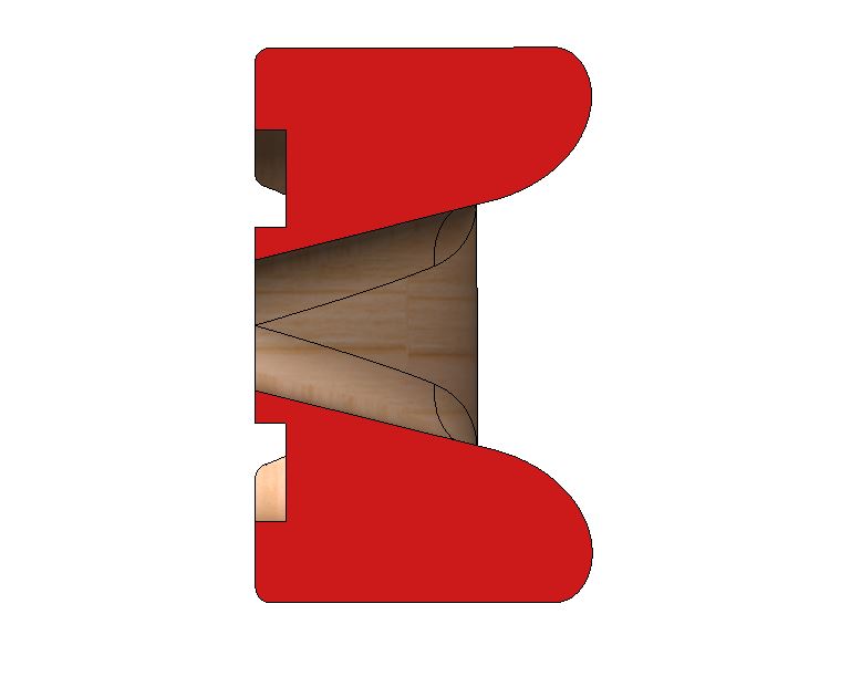 ES-2000 Biradial Wood Horn 3D CAD Model