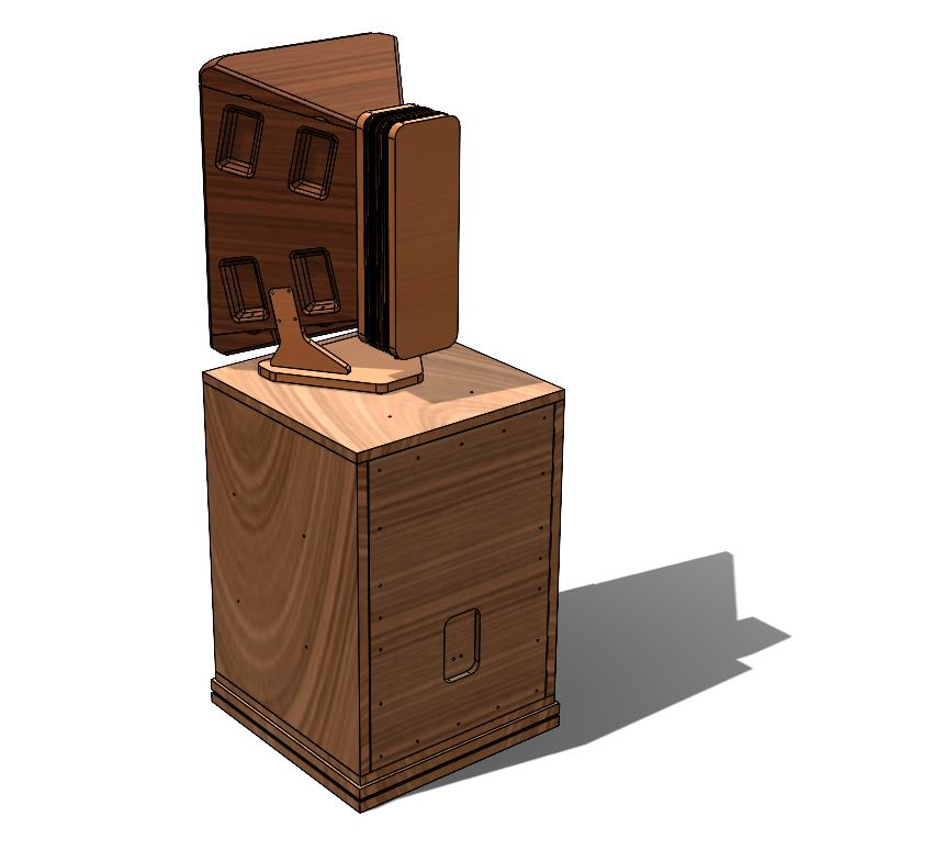 Bass Cabinet Plans No.1168