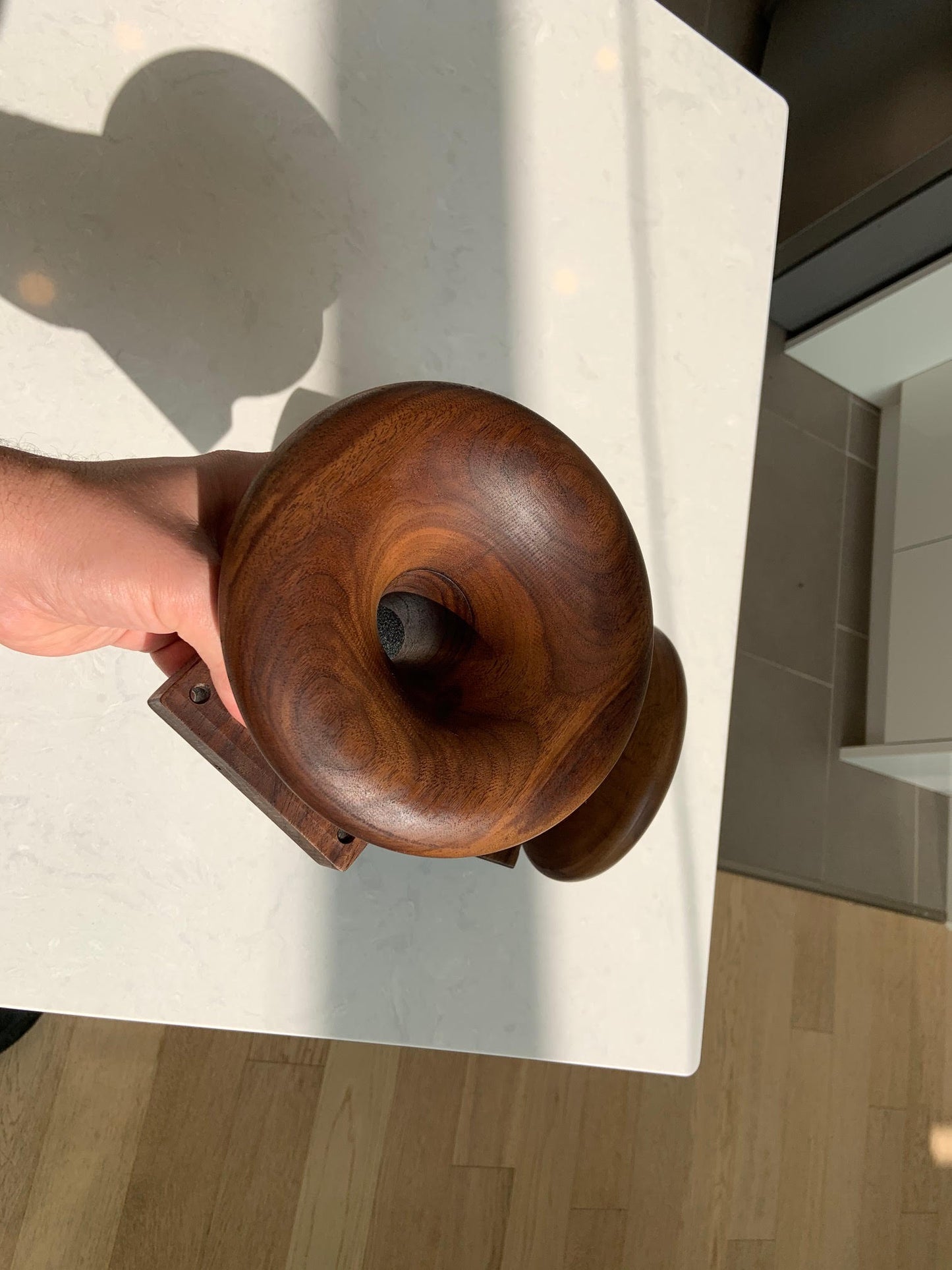 1 kHz Exponential Spiral (ES) Horn, 7.00" Outside Diameter, 1" Throat Diameter