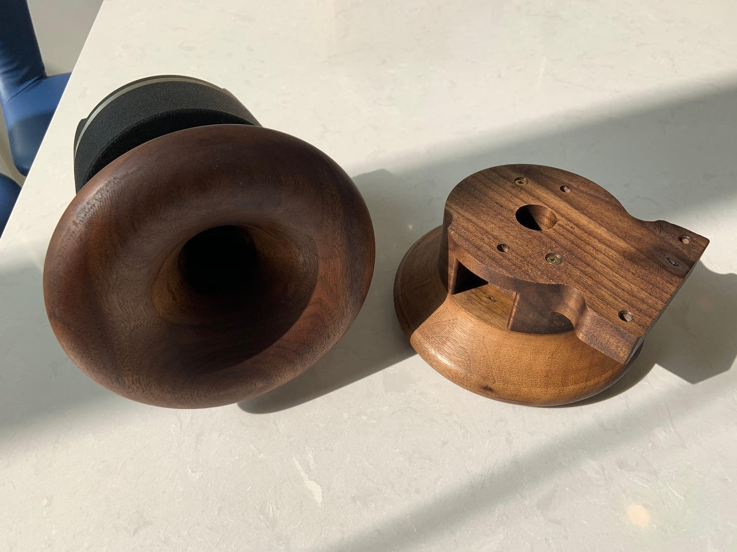 1 kHz Exponential Spiral (ES) Horn, 7.00" Outside Diameter, 1" Throat Diameter