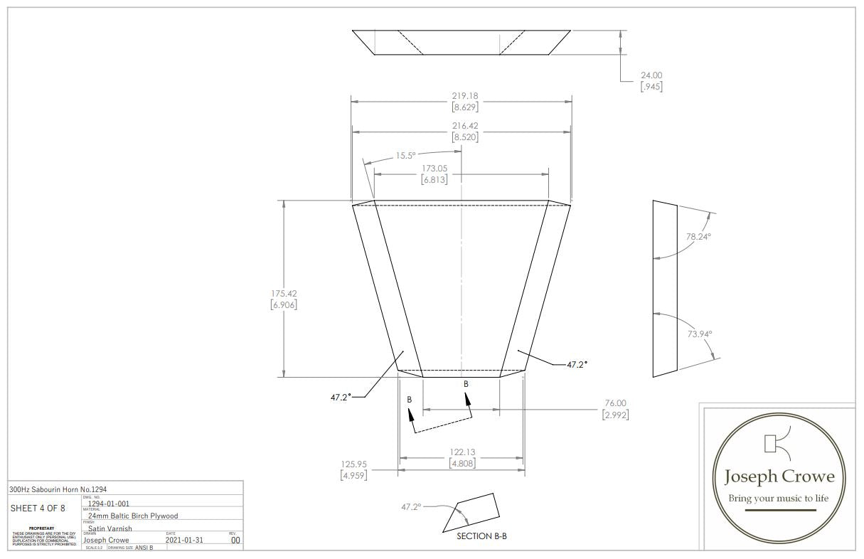 Sabourin Front Horn DIY Plans
