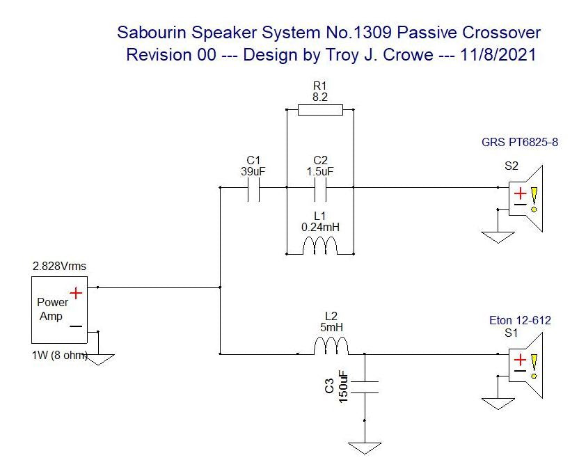 Sabourin Speaker System No.1309