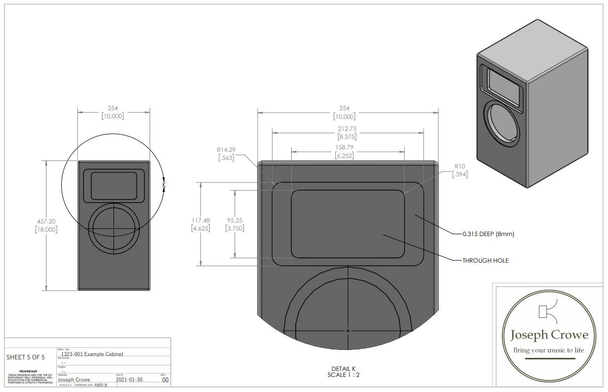 1323 Dome Tweeter Waveguide