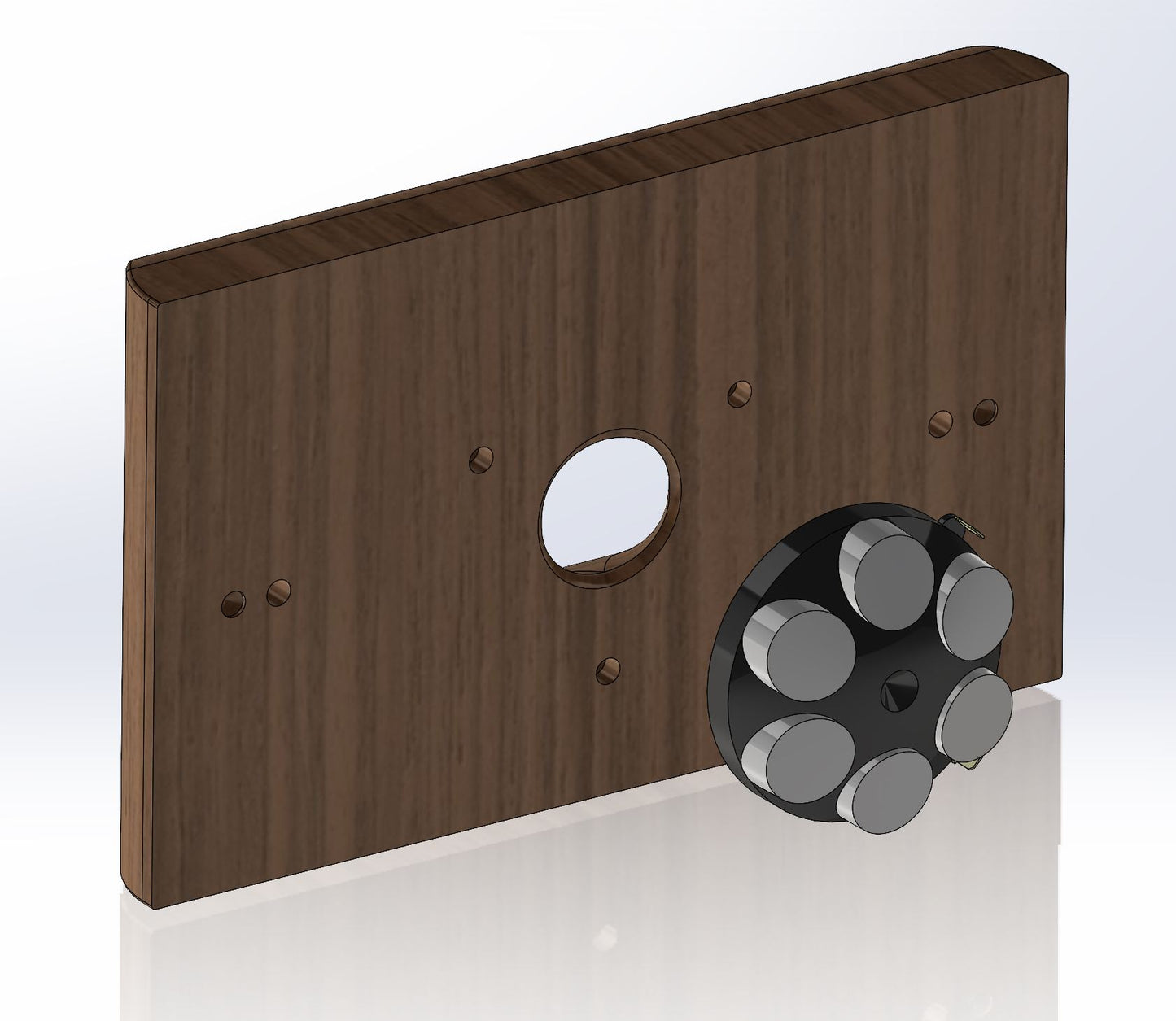 1628 Dome Tweeter Waveguide --- 3D CAD File -- Scanspeak D3004-664000