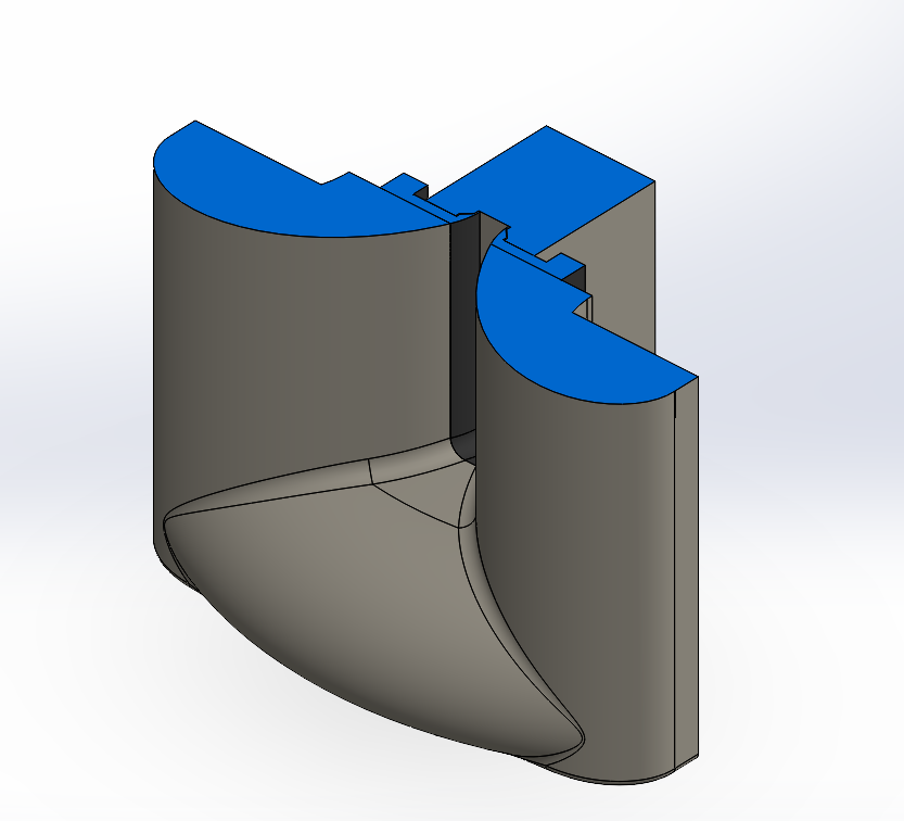 3D CAD Files for No. 1861 & 1862 — Biradial for RAAL Lazy Boy 210-10 Flat Foil