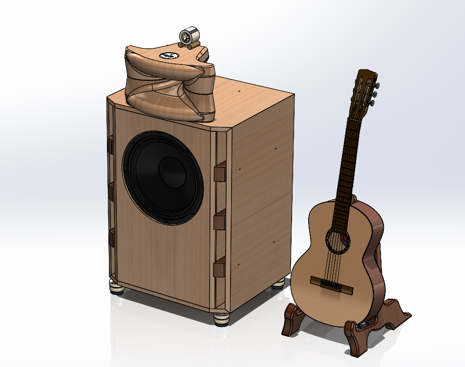 Bass Cabinet No. 1882 -- 15" Lavoce WAN153.01