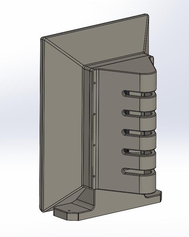 3D Printed Pair of No.1931 -- ES Front Horn for GRS PT6825 Planar Tweeter