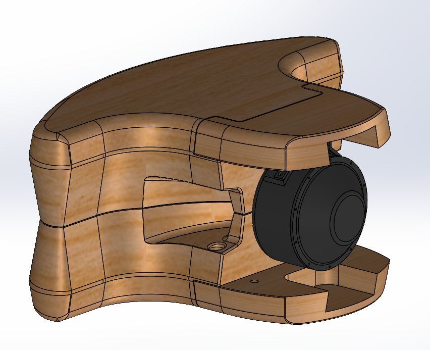 3D CAD File -- ES290 Biradial No.1955 for Wester Electric 594A Driver