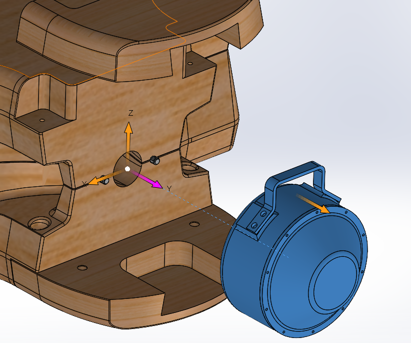 3D CAD File -- ES290 Biradial No.1955 for Wester Electric 594A Driver