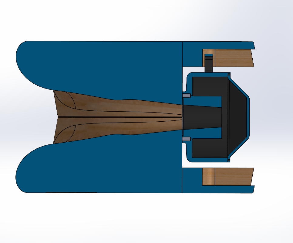 3D CAD File -- ES290 Biradial No.1955 for Wester Electric 594A Driver