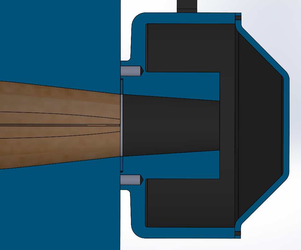 3D CAD File -- ES290 Biradial No.1955 for Wester Electric 594A Driver