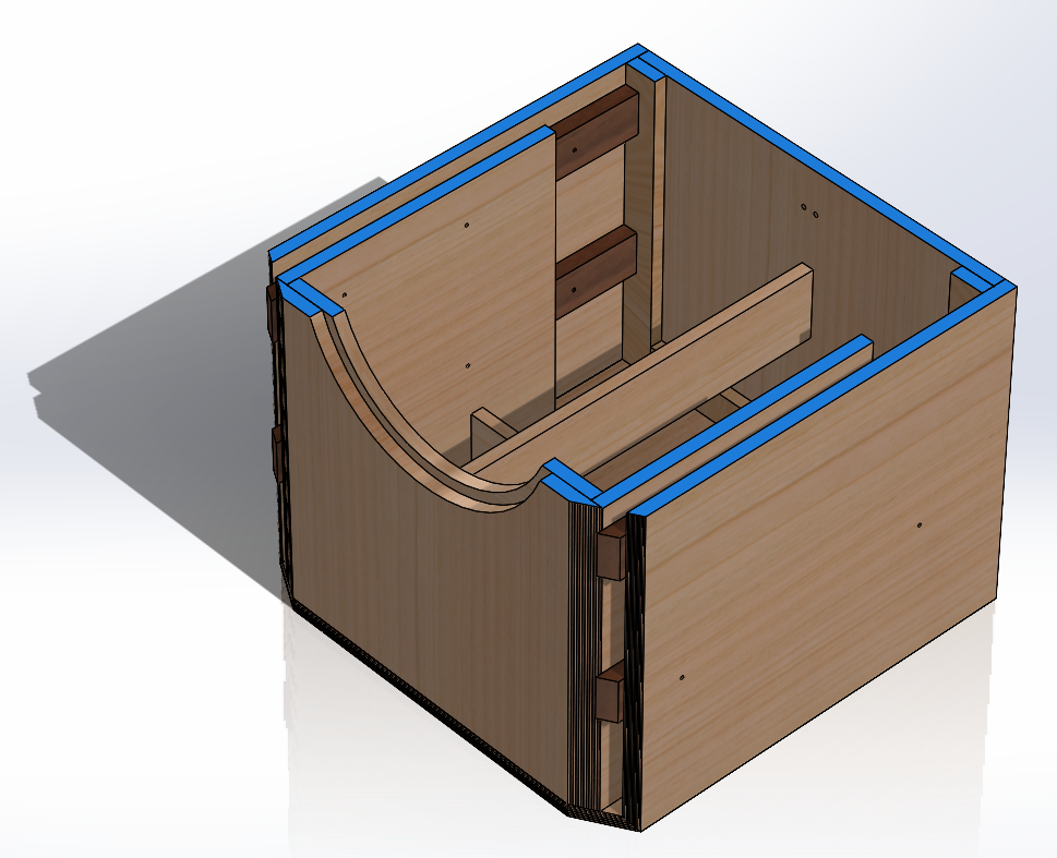 Bass Cabinet Plans No. 1963 -- 15" Altec 411A Woofer