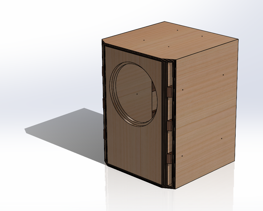 Bass Cabinet Plans No. 1963 -- 15" Altec 411A Woofer