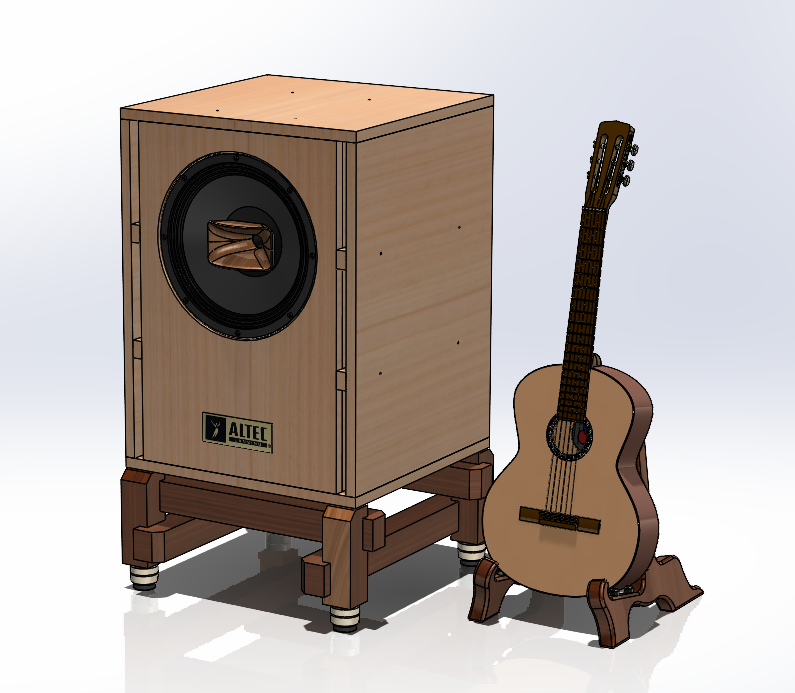 Onken Style Bass Cabinet No.1830 for Altec 604-8G 16" Coaxial Woofer