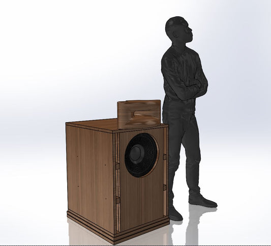 Speaker Cabinet #1086 --- 200 liter Onken Bass Cabinet Speaker Plans