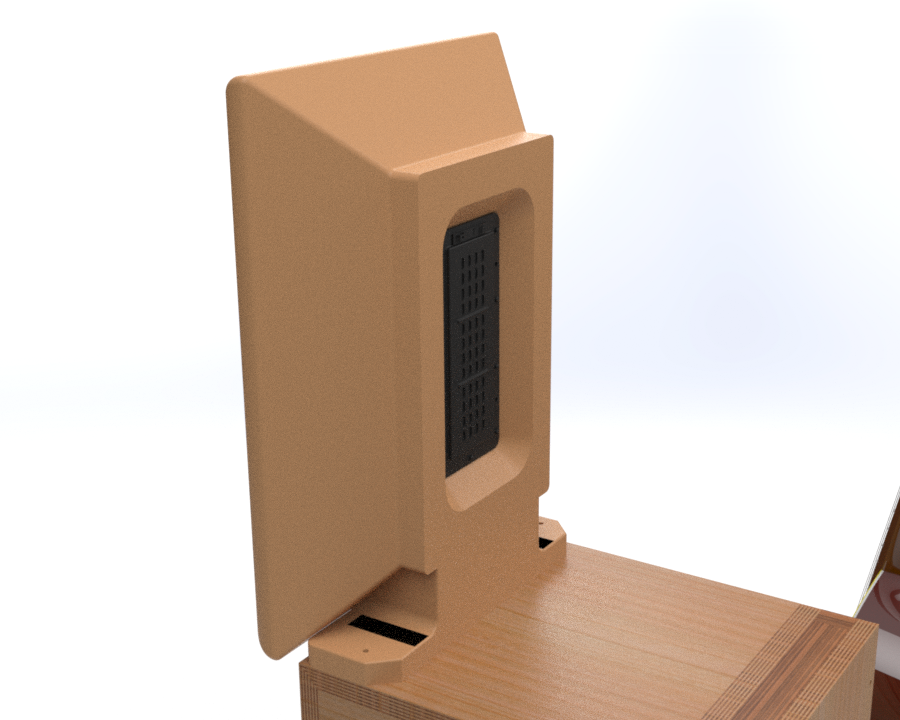 3D Printed Pair of No.1931 -- ES Front Horn for GRS PT6825 Planar Tweeter
