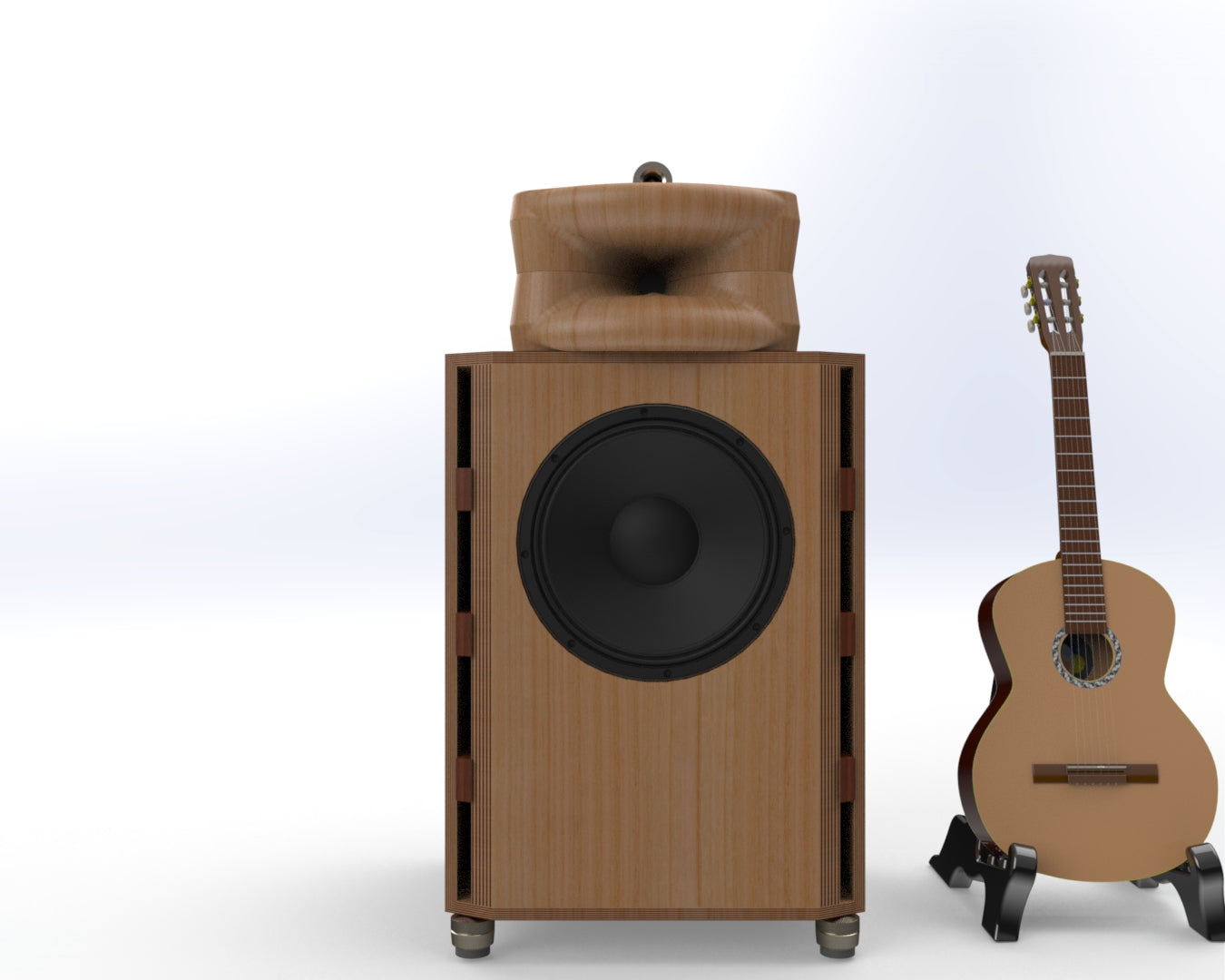 Bass Cabinet Plans No. 1963 -- 15" Altec 411A Woofer