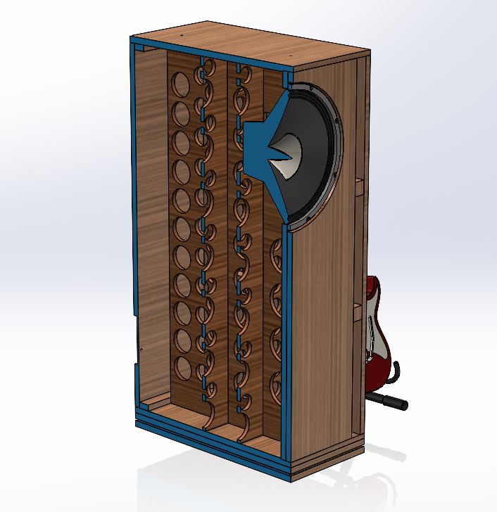Cabinet Plans No.1528 for Lii Audio F15