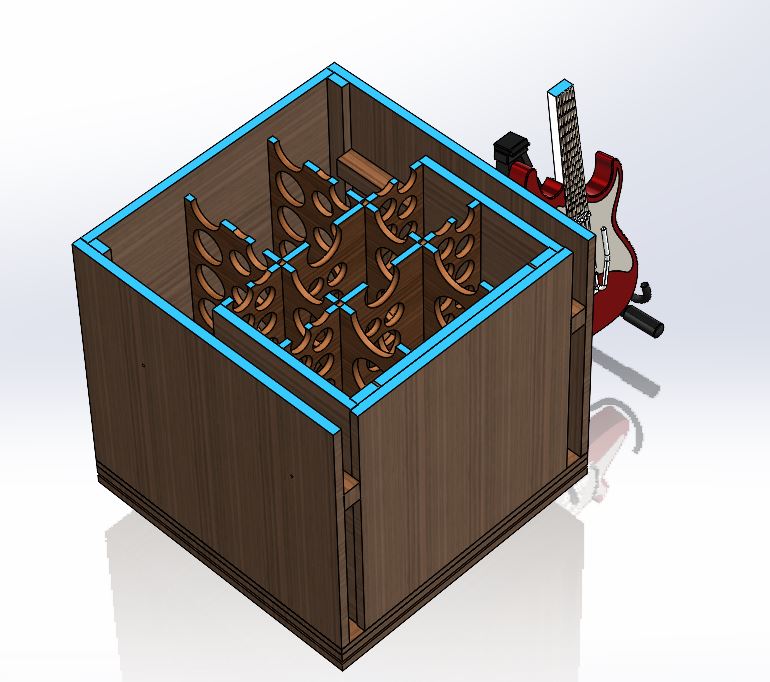 Cabinet Plans No.1528 for Lii Audio F15