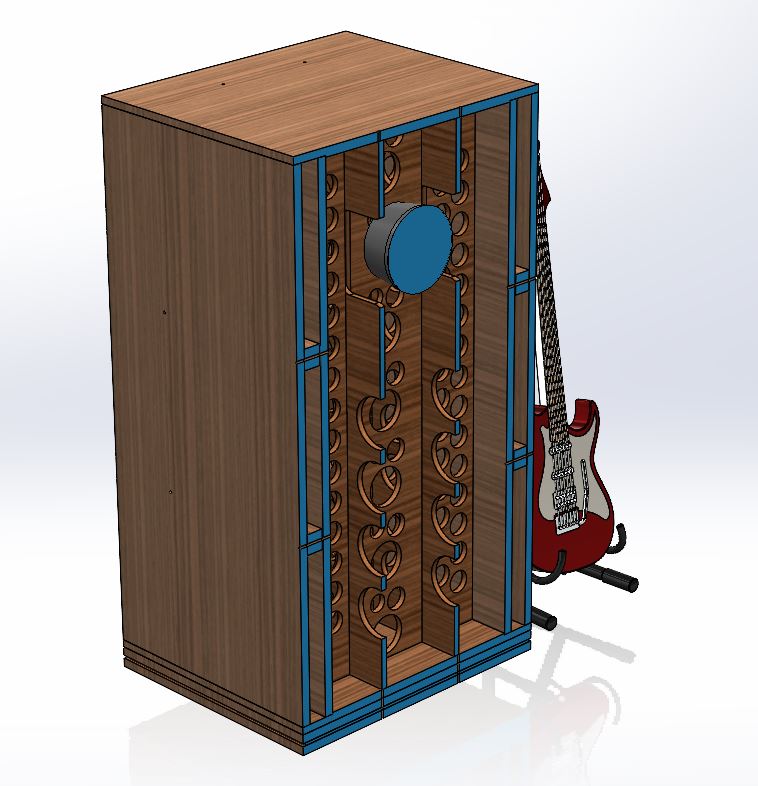 Cabinet Plans No.1528 for Lii Audio F15