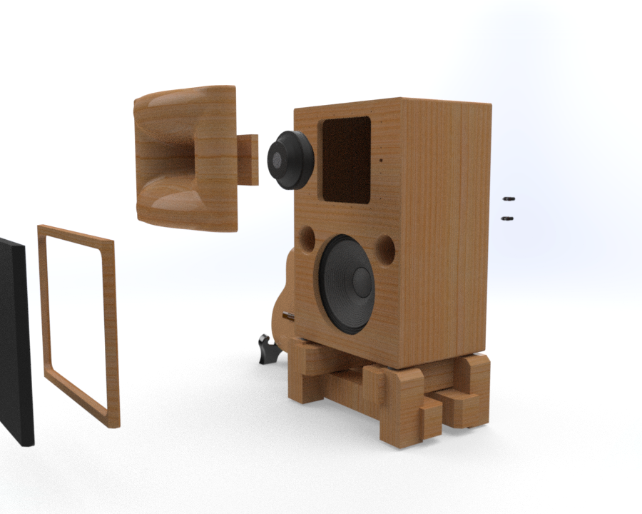 Speaker Plan No.1937 --- 15" 2-way