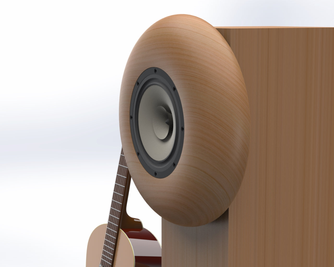 Circular Baffle No.1901 for Tang Band W8-1772 Fullrange Driver