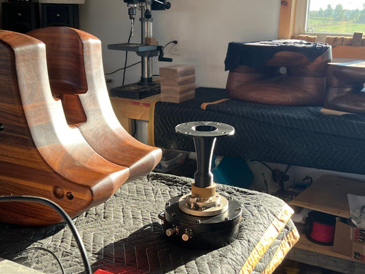 Line Magnetic 555 Compression Driver on ES-450 Biradial