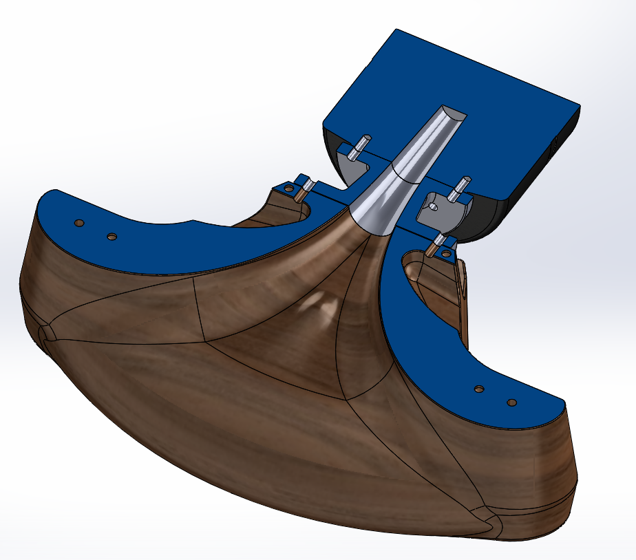3D CAD Files for ES-600 Bi-Radial Wood Horn No.1978