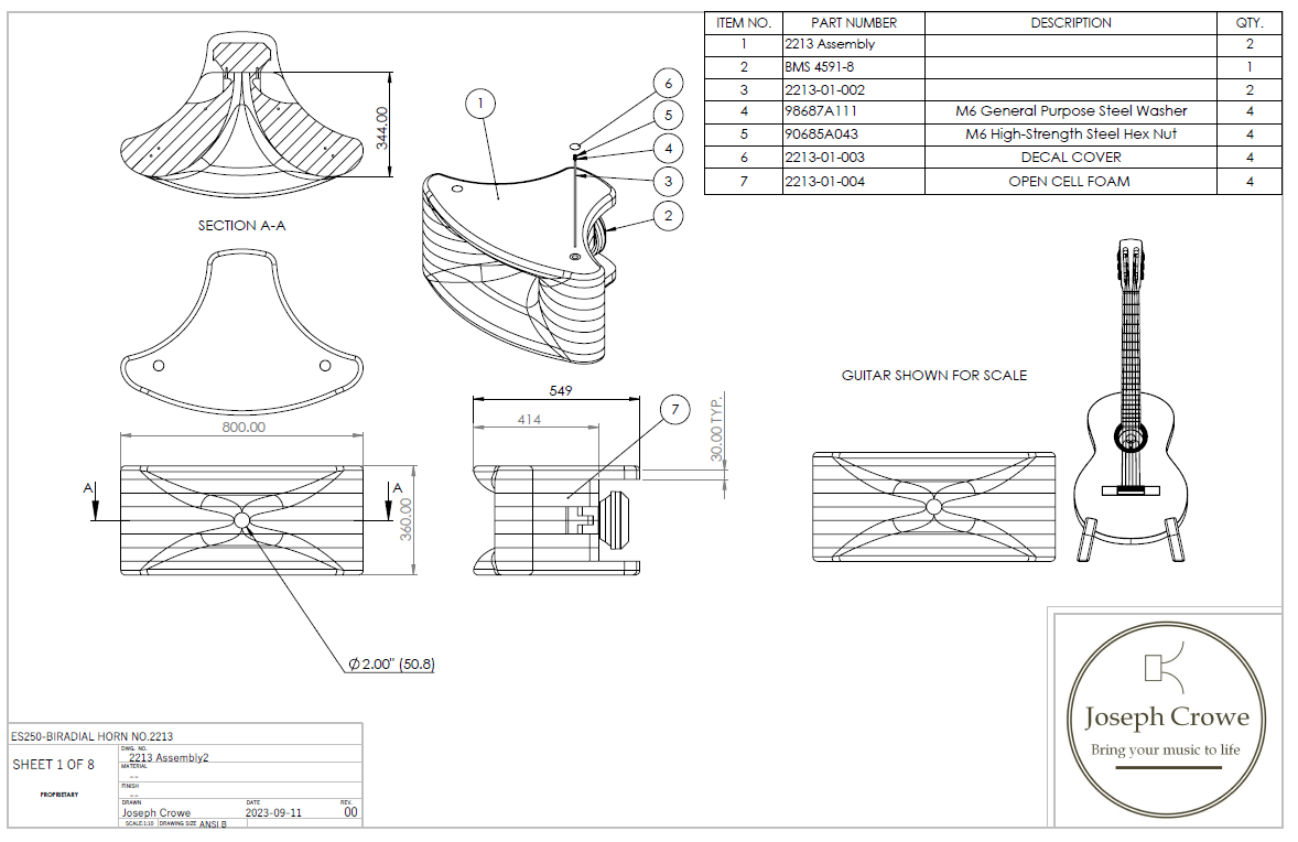 ES-250 Biradial No.2213 --- 3D CAD files Plans