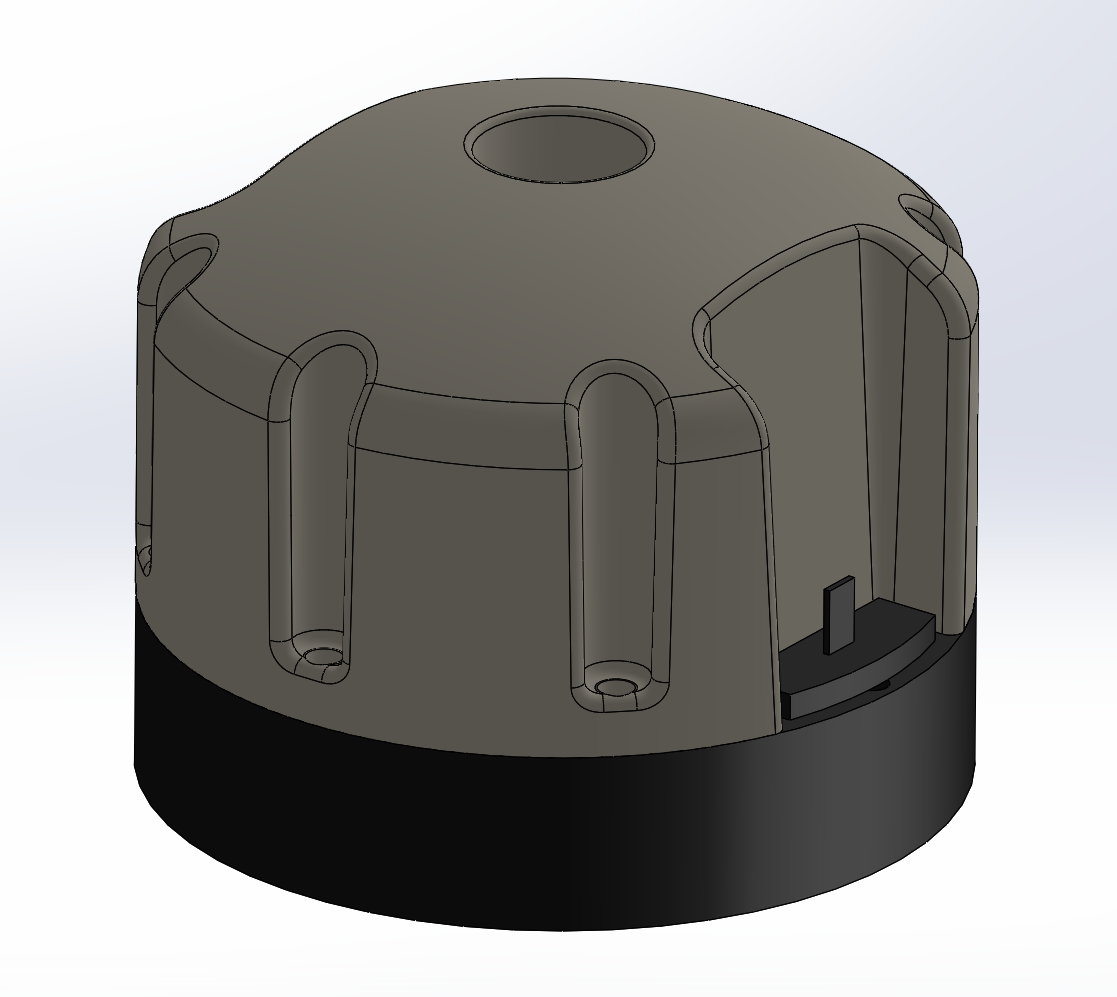 3D CAD Model for Rear Cover No.2021 for Faital HF1460 Compression Driver
