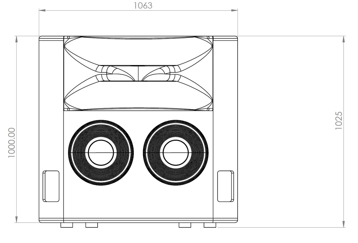 Speaker System No.2545 --- Dual 15" 2-way