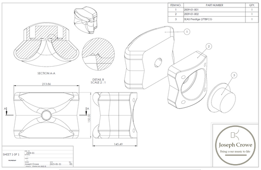 3D CAD Files --- Horn No.2009