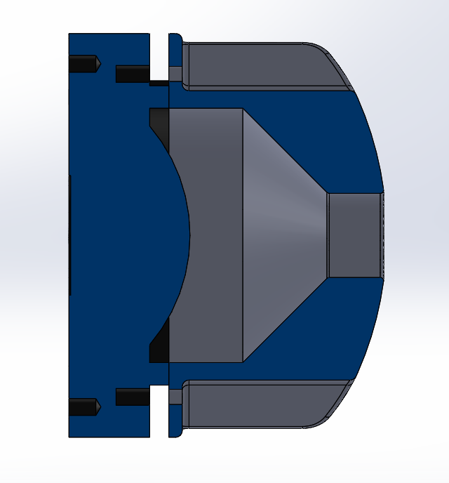 3D CAD File --- Rear Cover No.2376 for SB Audience 65CDN-T