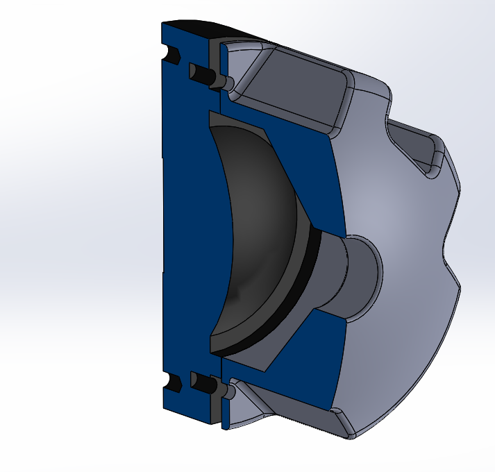 3D CAD File --- Rear Cover No.2376 for SB Audience 65CDN-T